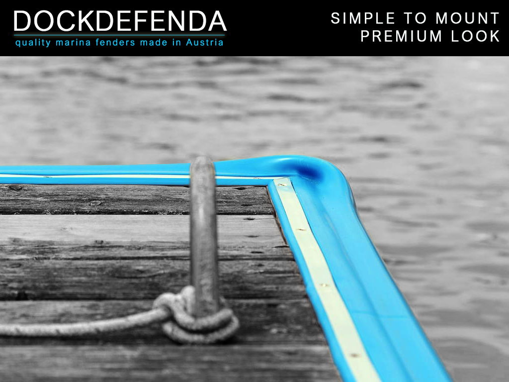 Simple to assemble solution to protect your landing stage and boats. DockDefenda